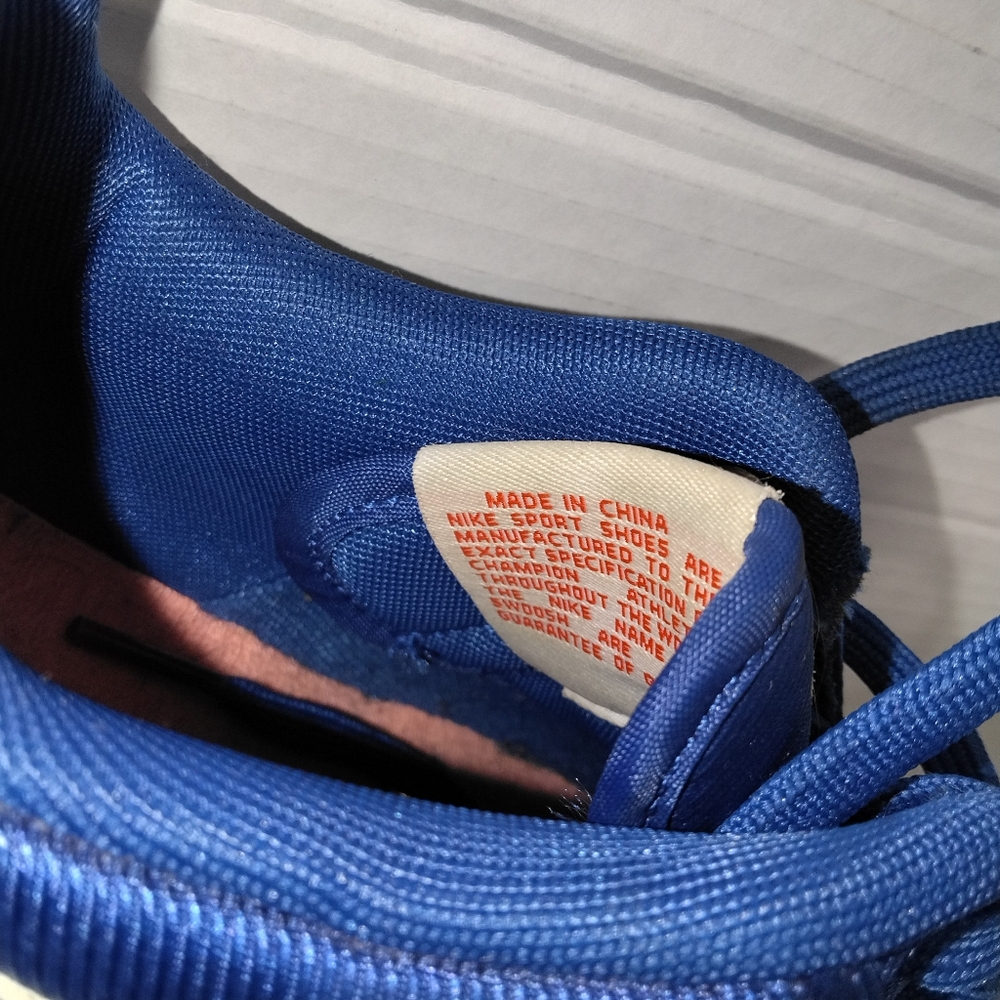 Nike Vandal 2K Women's Size 8 White Gym Blue Platform Sneaker AO2868-400 - Picture 5 of 6